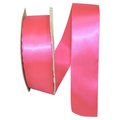 Reliant Ribbon 1.5 in. 50 Yards Single Face Satin Ribbon, Shocking Pink 5150-175-09K